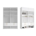 Ver imagem 5 de Guarda-Roupa Planejado 4 Peças 4 Portas Jade CabeCasa MadeiraOriginals Branco/Fosco