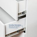 Ver mais imagens de Guarda-Roupa Planejado 4 Peças 4 Portas Jade CabeCasa MadeiraOriginals Branco/Fosco