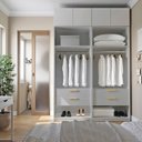 Ver imagem 1 de Guarda-Roupa Planejado 4 Peças 4 Portas Jade CabeCasa MadeiraOriginals Cinza/Urbano