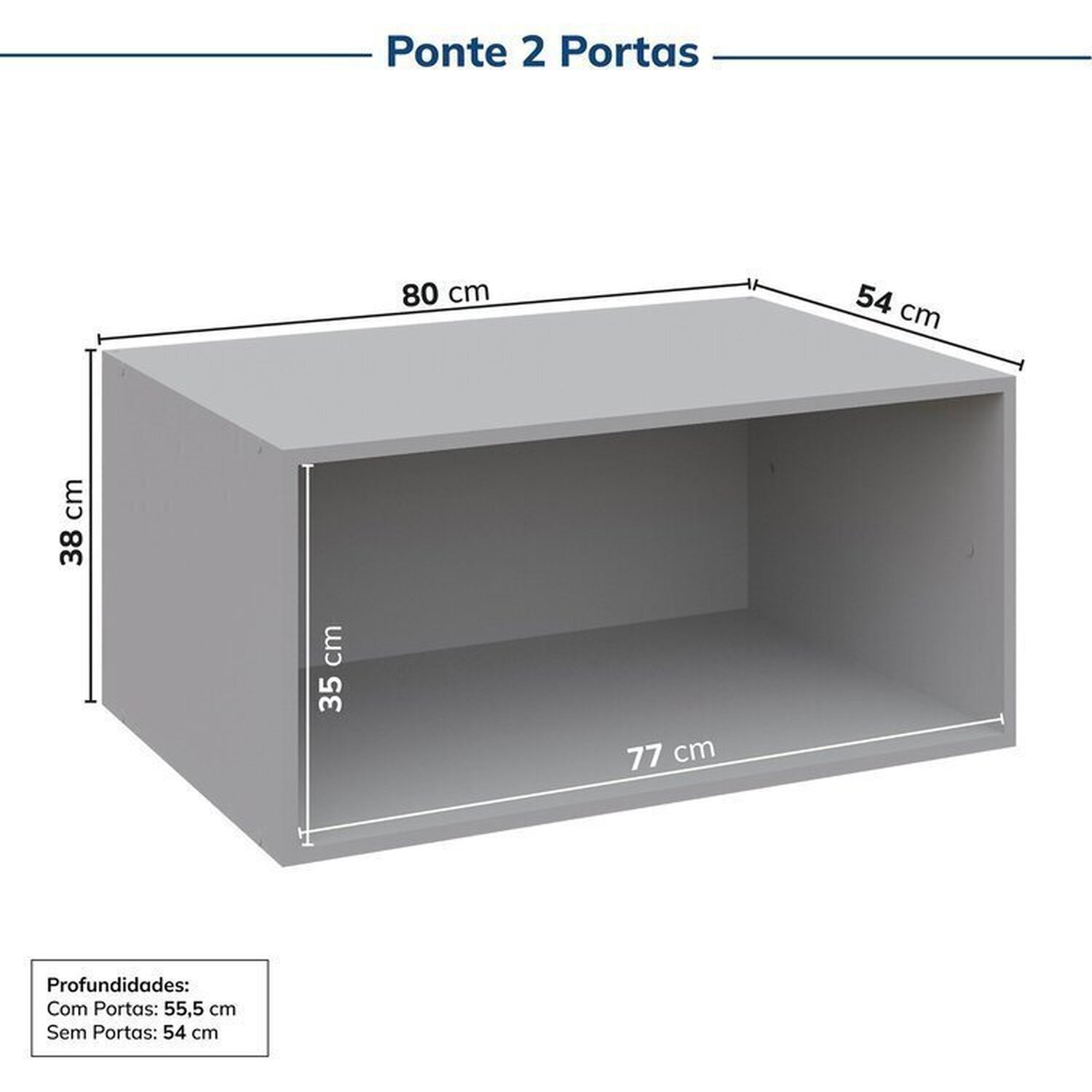 Guarda-roupa Modulado 4 Peças 4 Portas Jade Cabecasa Madeiramadeira - 11