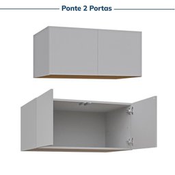 Guarda-roupa Modulado 4 Peças 4 Portas Jade CabeCasa MadeiraMadeira - 12