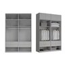 Guarda-roupa Modulado 4 Peças 4 Portas Jade Cabecasa Madeiramadeira - 5