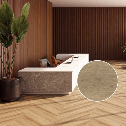 Piso Vinilico Colado Régua Job 3mm Caixa com 2,8 m² Pix Revestimentos
