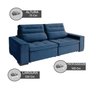 Sofá Retrátil e Reclinável 2 Lugares 230 Cm Charm - 3