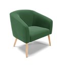 Ver imagem 7 de Kit 02 Poltronas Veludo Verde Esmeralda Pés Palito D’Rossi