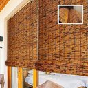 Ver mais imagens de Esteira de Bambu Natural Marrom 1 x 5 m para Pergolado e Divisória