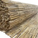 Ver imagem 7 de Esteira de Bambu Inteiro Natural Divisória 5MT X 1MT para Pergolado Decoração Cortinas