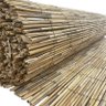 Esteira de Bambu Inteiro Natural Divisória 5mt x 1mt para Pergolado Decoração Cortinas Decore Fácil  - 6