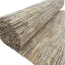 Esteira de Bambu Inteiro Natural Divisória 5mt x 1mt para Pergolado Decoração Cortinas Decore Fácil  - 1