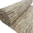 Ver imagem 1 de Esteira de Bambu Inteiro Natural Divisória 5mt x 1mt para Pergolado Decoração Cortinas Decore Fácil