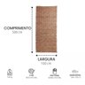 Esteira de Bambu Inteiro Natural Divisória 5mt x 1mt para Pergolado Decoração Cortinas Decore Fácil  - 5
