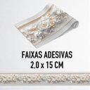 Ver imagem 5 de Faixa Decorativa Adesiva (autocolante) - Relevo Floral 3
