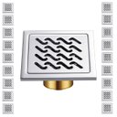 Ver imagem 6 de Ralo Inox Kit 18 Uni 10x10 Lavabo Banheiro Box Casa Varanda Anti Odor Quintal Anti Inseto Higienico