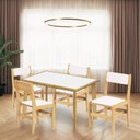 Ver imagem 1 de Conjunto Mesa de Jantar Belize com 4 Cadeiras