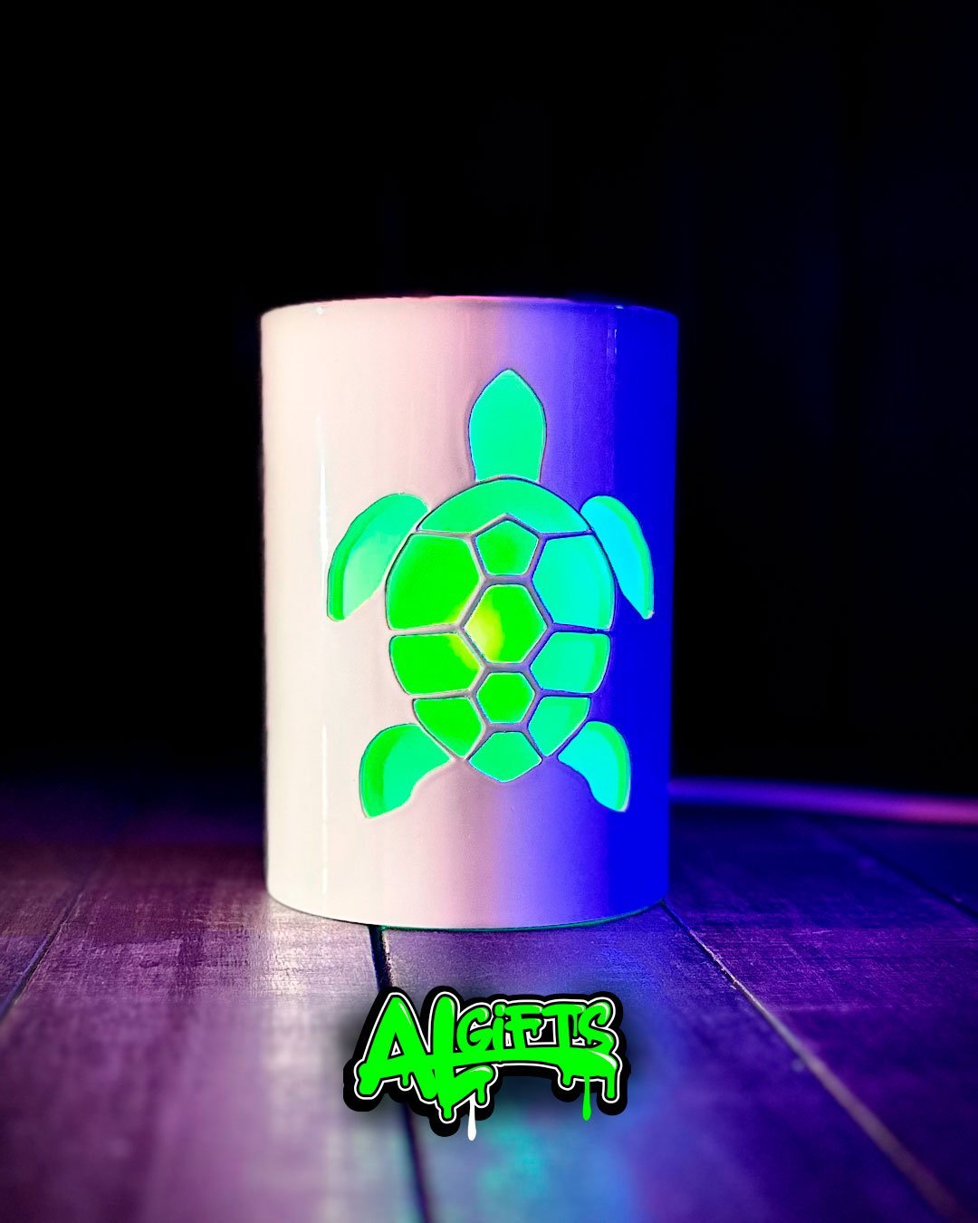 Luminária de Aço 10x14 Branco 220v Tartaruga Artístic Laser - 2