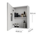 Ver imagem 4 de Espelheira de Banheiro Multiuso 430cm x 555cm Branco
