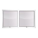 Ver imagem 1 de Vitrô Alumínio Branco Maxim Ar 2 Seções Horizontal - 60x120