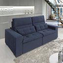 Ver imagem 1 de Sofá Retrátil e Reclinável 2 Lugares 240cm Essence Azul