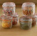 Ver imagem 2 de Conjunto de Potes Herméticos de Vidro com 6 Peças de 200 Ml.