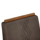 Ver imagem 4 de Conjunto de Sala de Jantar 4 Cadeiras Tampo sem Vidro 170x90 Cm Dj Móveis Kiara Freijó Yasmin Moca