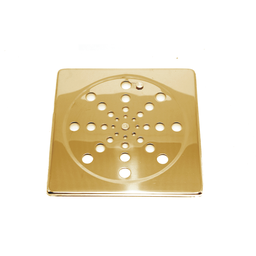 Tampa P/ Ralo Grelha Quadrado 15cm Abre/ Fecha - Dourado - 3