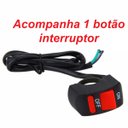 Ver imagem 4 de Kit 2x Farol Milha Led Moto Universal Aluminio U7 Angel Eyes com Interruptor