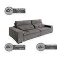 Ver imagem 4 de Sofá Retrátil e Reclinável 2 Lugares 260cm Essence