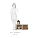 Ver imagem 3 de Nicho Superior Multifuncional 2 Divisórias 80 Cm Avelã