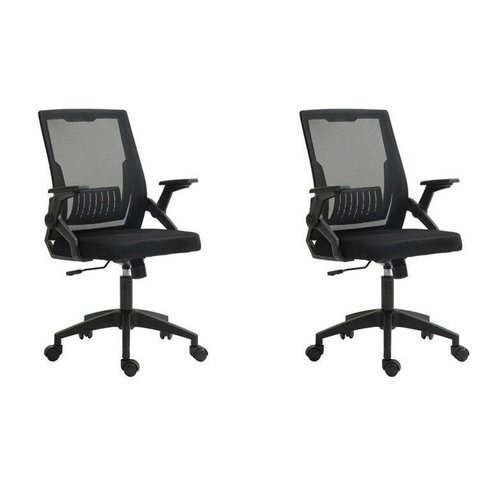 Kit 2 Cadeiras para Escritório Diretor com Relax Office V3001 Preto
