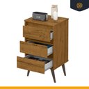 Ver imagem 4 de Mesa de Cabeceira Wood 3 Gavetas Ej Móveis