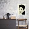 Quadro Vintage Elvis Presley 33x24cm - com Vidro:madeira Preta - 1