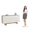 Buffet Dolce Vita 3 Portas - Off White/Canion - 5