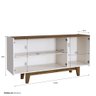 Buffet Dolce Vita 3 Portas - Off White/Canion - 4
