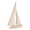 Ver imagem 1 de Escultura Barco Decorativo Polirresina 37x25cm Moderna Mart