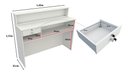 Ver imagem 2 de Balcão Caixa M13 100% Mdf recepção Vallet Loja Gaveta