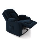 Ver imagem 7 de Poltrona do Papai Reclinável Sala de Cinema Crihs Elétrica Lift Elevação Veludo Azul G23 - Gran Belo