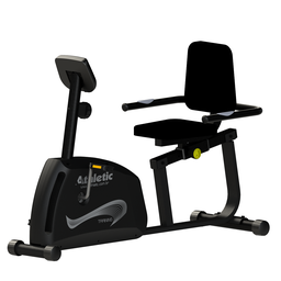Bicicleta Horizontal Athletic Training 8 Níveis de Esforço Suporta 140kg - 3