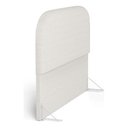 Ver imagem 5 de Cabeceira Lanna Orgânica Design Sofisticado para Cama Box Casal 140cm em Bouclê Cru