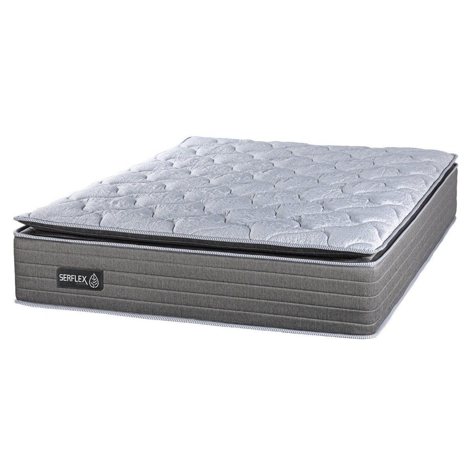 Colchão Casal Serflex Porto 0,88cm x 1,88cm x 0,33cm Cinza é boa?