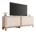 Ver imagem 6 de Rack para Tv até 65 Polegadas Portas com Textura Microrripada Pés Cavalete Mondrian 1.8