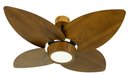 Ver imagem 1 de Ventilador de Teto Natuvent Dahlia Led 4 Pás Madeira Imbuia 3000k Branco Quente, Luz Amarela 127v
