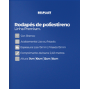 Ver imagem 3 de Rodapé de Poliestireno Belplast - Premium Frisado 7cm X 15mm X 2,40m