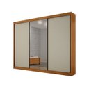 Ver imagem 1 de Guarda Roupa Casal c/ Espelho 3 Portas Prime - Arbo Design
