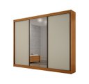Ver imagem 1 de Guarda Roupa Casal c/ Espelho 3 Portas Prime - Arbo Design