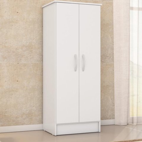 Armário Multiuso Sapateira 2 Portas Boston - Branco