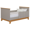 Ver imagem 4 de Berço Mini Cama Chantilly Expresso Móveis Bege/Fendi/Nature