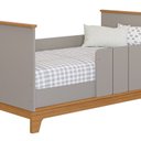 Ver imagem 4 de Berço Mini Cama Chantilly Expresso Móveis Bege/Fendi/Nature