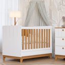 Ver imagem 1 de Berço Mini Cama Chantilly Expresso Móveis Branco/Nature