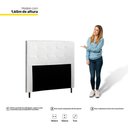 Ver imagem 3 de Cabeceira Cama Box Casal Queen Luna 160Cm Branco