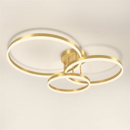 Lustre Led Luminaria 3 em 1 Arco Infinito Orbital Perfil Luxo Moderno Decorativo Sala Quarto Recepça - 10
